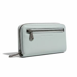 Aimee Kestenberg Light blue zip wallet tassels